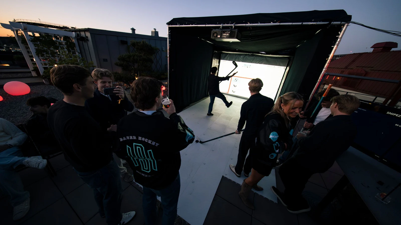 Guests at the Bauer Combine, Sweden